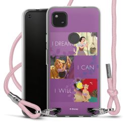 New Carry Case Transparent Stoff rosa/silber