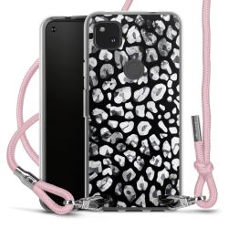 New Carry Case Transparent Stoff rosa/silber