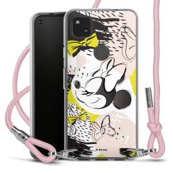 New Carry Case Transparent Stoff rosa/silber