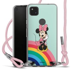 New Carry Case Transparent Stoff rosa/silber