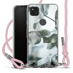 New Carry Case Transparent Stoff rosa/silber