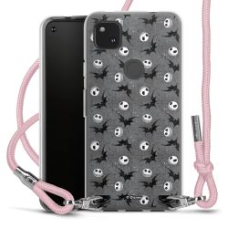 New Carry Case Transparent Stoff rosa/silber