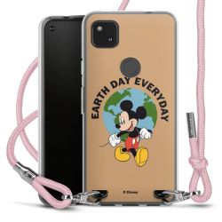 New Carry Case Transparent Stoff rosa/silber