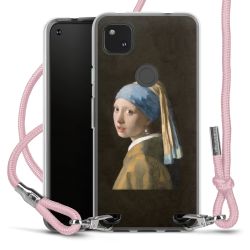 New Carry Case Transparent Stoff rosa/silber