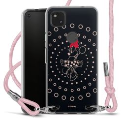 New Carry Case Transparent Stoff rosa/silber