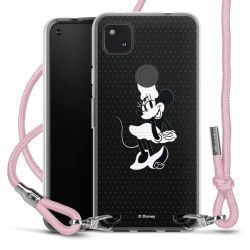 New Carry Case Transparent Stoff rosa/silber