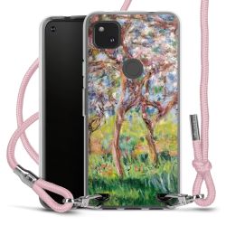 New Carry Case Transparent Stoff rosa/silber