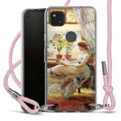 New Carry Case Transparent Stoff rosa/silber