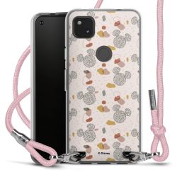 New Carry Case Transparent Stoff rosa/silber