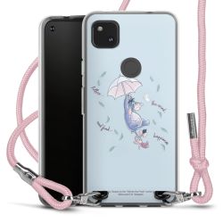 New Carry Case Transparent Stoff rosa/silber