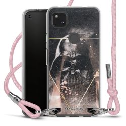 New Carry Case Transparent Stoff rosa/silber