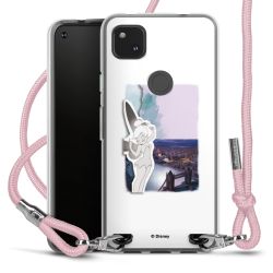 New Carry Case Transparent Stoff rosa/silber