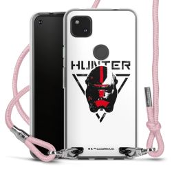 New Carry Case Transparent Stoff rosa/silber