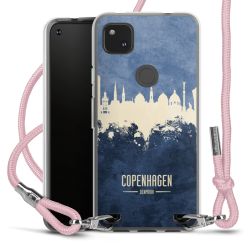 New Carry Case Transparent Stoff rosa/silber