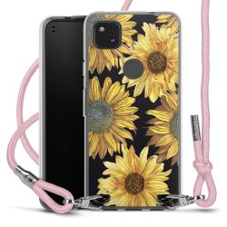 New Carry Case Transparent Stoff rosa/silber