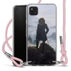 New Carry Case Transparent Stoff rosa/silber