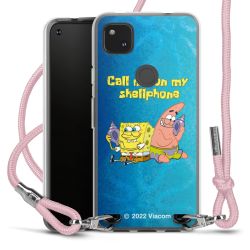 New Carry Case Transparent Stoff rosa/silber