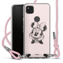 New Carry Case Transparent Stoff rosa/silber