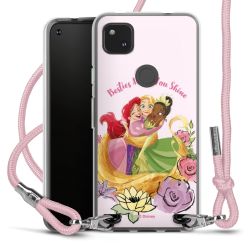 New Carry Case Transparent Stoff rosa/silber