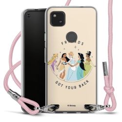 New Carry Case Transparent Stoff rosa/silber