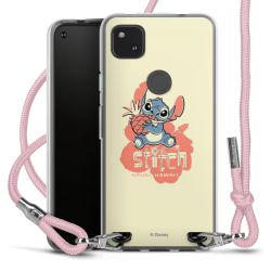 New Carry Case Transparent Stoff rosa/silber