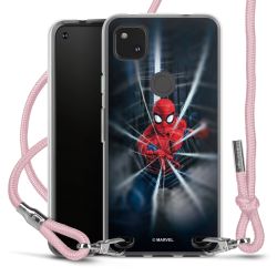 New Carry Case Transparent Stoff rosa/silber