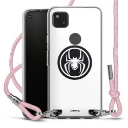 New Carry Case Transparent Stoff rosa/silber