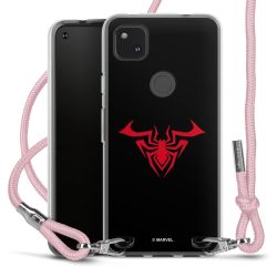 New Carry Case Transparent Stoff rosa/silber