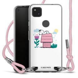 New Carry Case Transparent Stoff rosa/silber