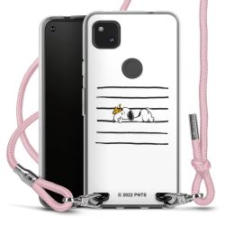 New Carry Case Transparent Stoff rosa/silber