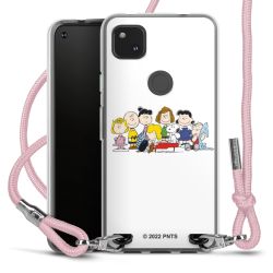 New Carry Case Transparent Stoff rosa/silber