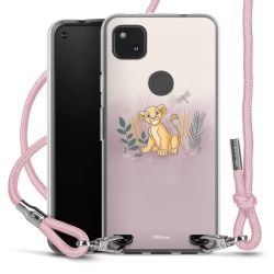 New Carry Case Transparent Stoff rosa/silber