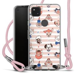 New Carry Case Transparent Stoff rosa/silber