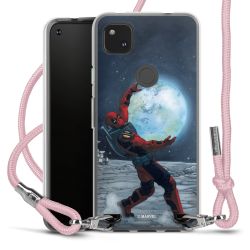 New Carry Case Transparent Stoff rosa/silber