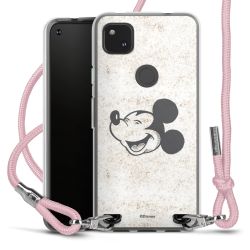 New Carry Case Transparent Stoff rosa/silber