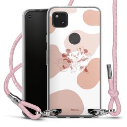 New Carry Case Transparent Stoff rosa/silber