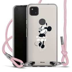 New Carry Case Transparent Stoff rosa/silber