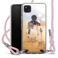 New Carry Case Transparent Stoff rosa/silber