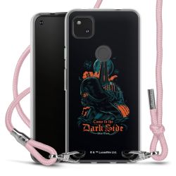 New Carry Case Transparent Stoff rosa/silber