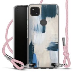 New Carry Case Transparent Stoff rosa/silber