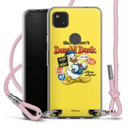 New Carry Case Transparent Stoff rosa/silber