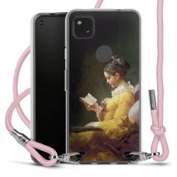 New Carry Case Transparent Stoff rosa/silber