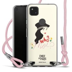 New Carry Case Transparent Stoff rosa/silber