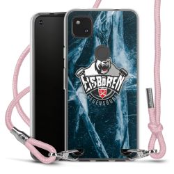 New Carry Case Transparent Stoff rosa/silber