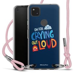 New Carry Case Transparent Stoff rosa/silber