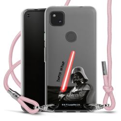 New Carry Case Transparent Stoff rosa/silber