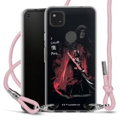 New Carry Case Transparent Stoff rosa/silber