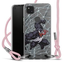 New Carry Case Transparent Stoff rosa/silber