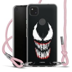 New Carry Case Transparent Stoff rosa/silber