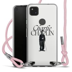 New Carry Case Transparent Stoff rosa/silber